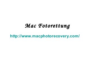 Mac Fotorettung
http://www.macphotorecovery.com/
 