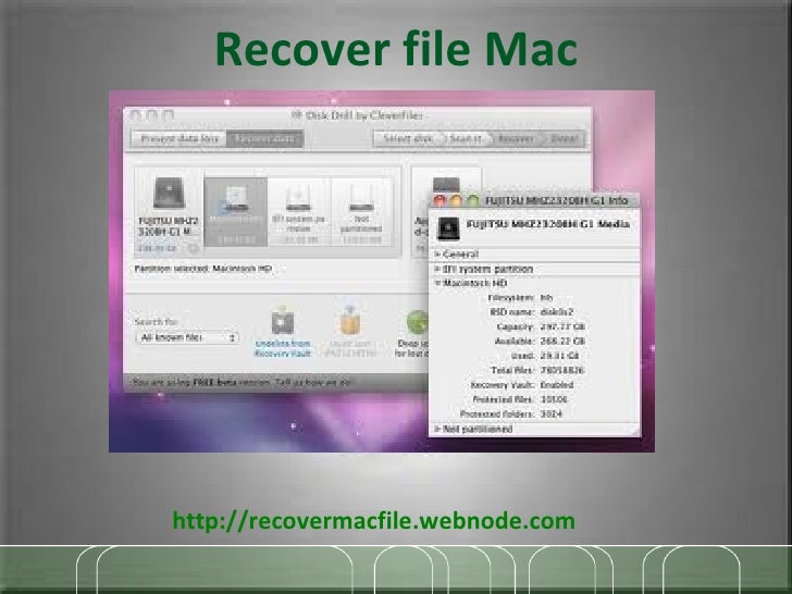 Recovering deleted files on mac Recovering deleted files on mac