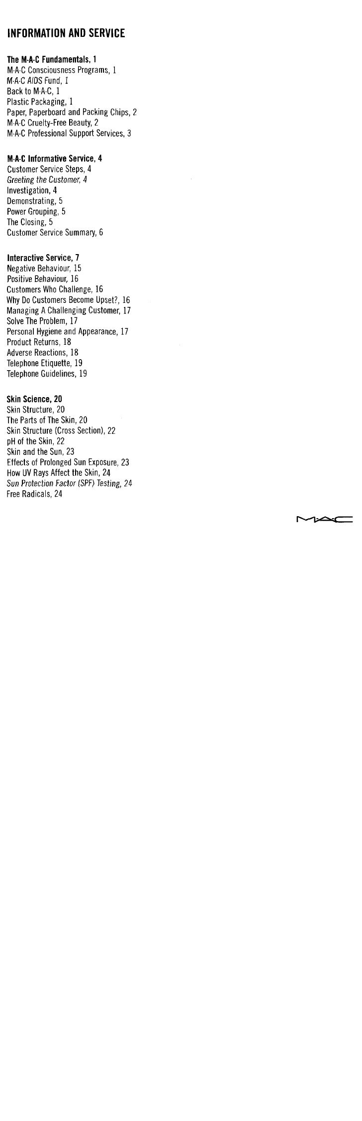 Product knowledge manual mac book