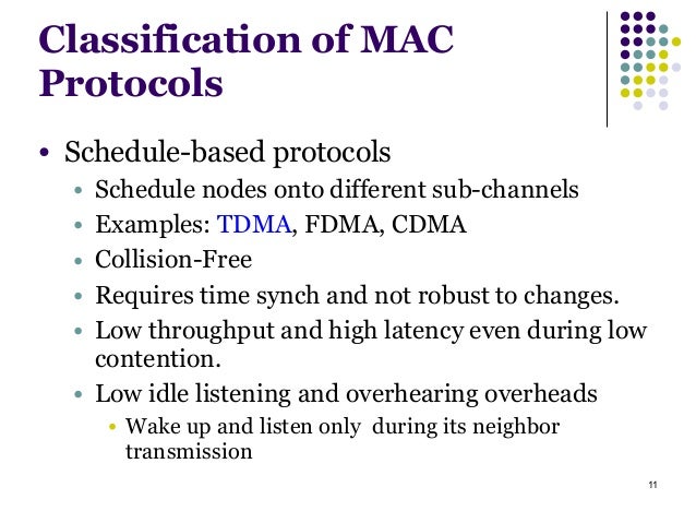 Mac Protocols Sensor Slideshare