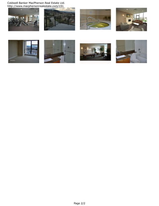 Coldwell Banker MacPherson Real Estate Ltd.
http://www.macphersonrealestate.com/191




                                              Page 2/2
 