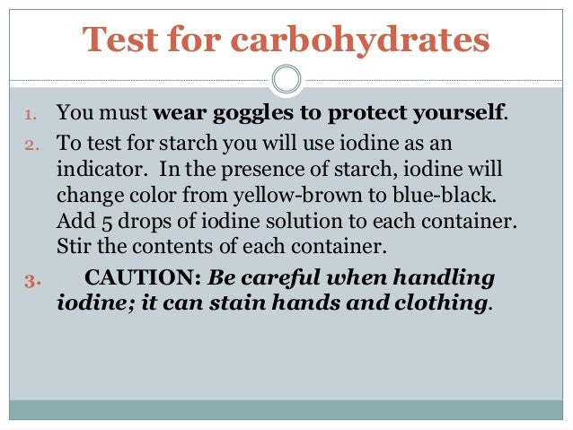 Can You Use Iodine To Test For Glucose In Food Can You Use Iodine To Test For Glucose In Food