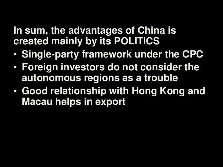 Export Advantages of China (Full version)