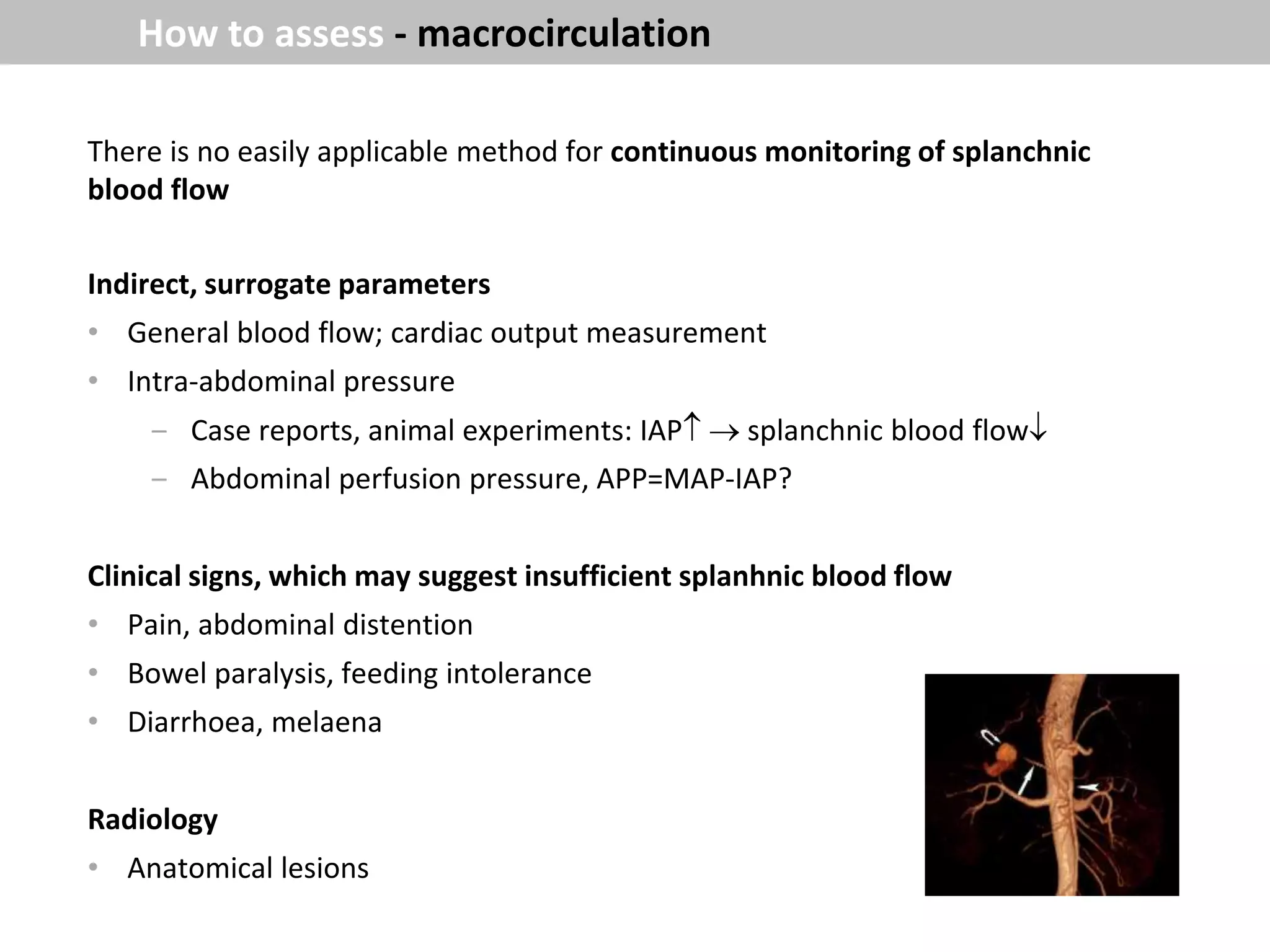 Monitoring macro and microcirculation (Joel Starkopf WSACS session ESA ...
