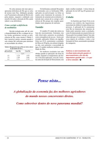 Macro E Micronutrientes   ImportâNcia