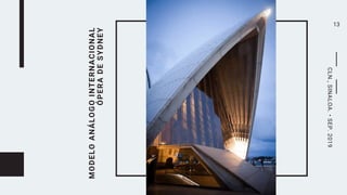 MODELOANÁLOGOINTERNACIONAL
ÓPERADESYDNEY
13
CLN.,SINALOA.•SEP.2019
 