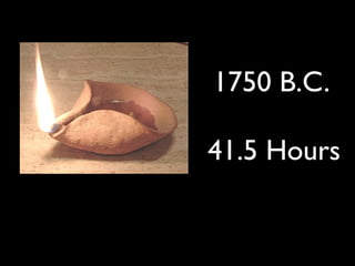 41.5 Hours
1750 B.C.
 