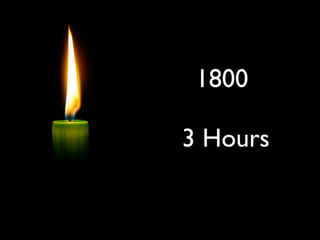 3 Hours
1800
 