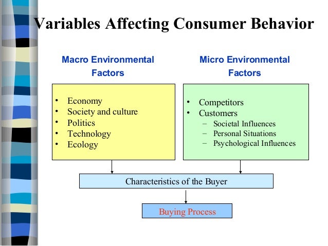 What are micro- and macroenvironmental factors?