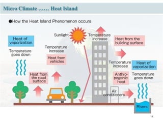 14
Micro Climate …… Heat Island
 