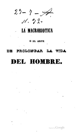 Macrobiotica, elartedeprolongarlavida