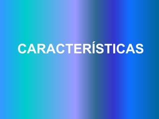 CARACTERÍSTICAS
 