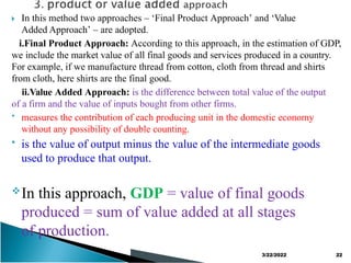 Macroeconomics chapter two National income account | PPTX