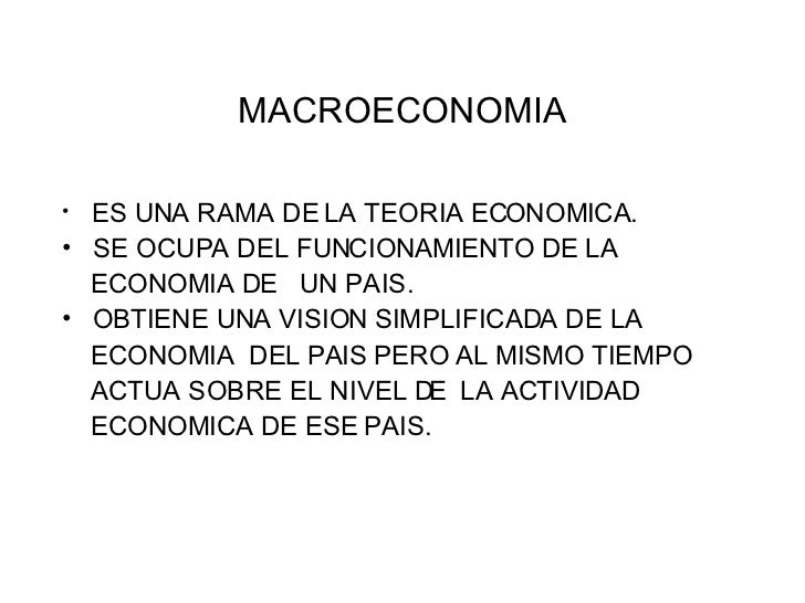 Macroeconomia