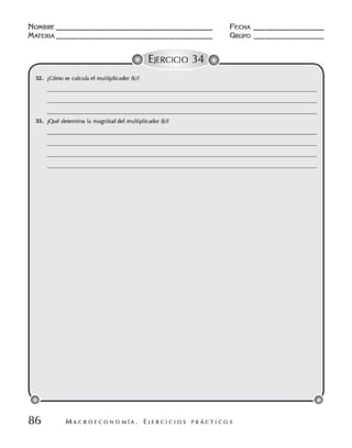 Macroeconomia ejercicios practicos - florez y ramos