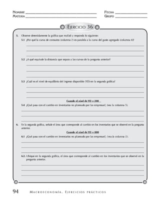 Macroeconomia ejercicios practicos - florez y ramos