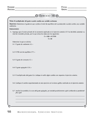 Macroeconomia ejercicios practicos - florez y ramos