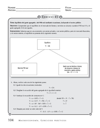 Macroeconomia ejercicios practicos - florez y ramos