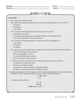 Macroeconomia ejercicios practicos - florez y ramos