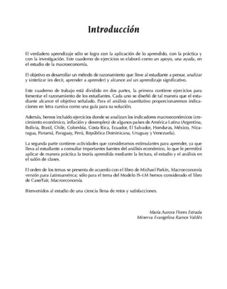 Macroeconomia ejercicios practicos - florez y ramos