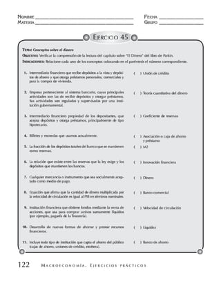 Macroeconomia ejercicios practicos - florez y ramos