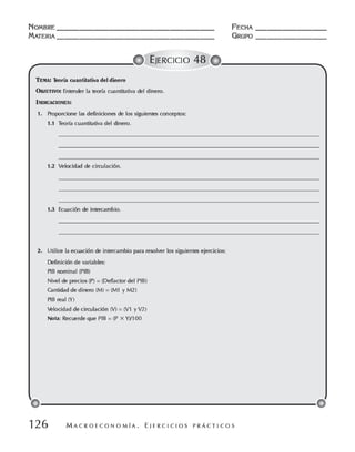 Macroeconomia ejercicios practicos - florez y ramos