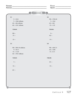 Macroeconomia ejercicios practicos - florez y ramos