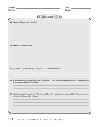Macroeconomia ejercicios practicos - florez y ramos