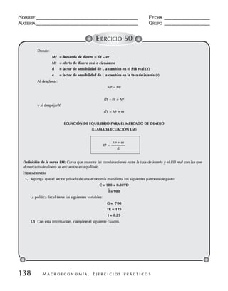 Macroeconomia ejercicios practicos - florez y ramos