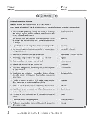 Macroeconomia ejercicios practicos - florez y ramos