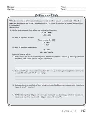 Macroeconomia ejercicios practicos - florez y ramos