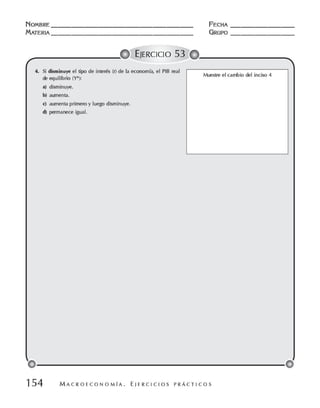 Macroeconomia ejercicios practicos - florez y ramos
