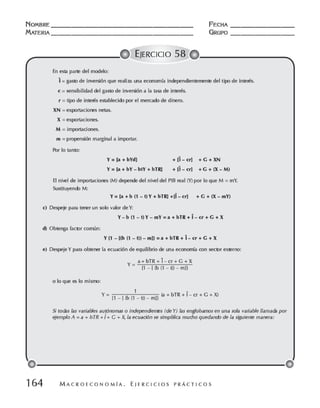 Macroeconomia ejercicios practicos - florez y ramos