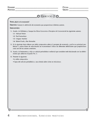 Macroeconomia ejercicios practicos - florez y ramos