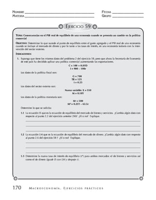Macroeconomia ejercicios practicos - florez y ramos