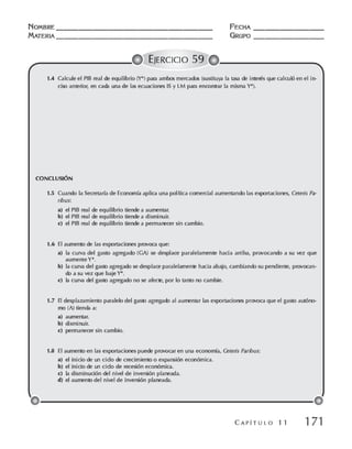 Macroeconomia ejercicios practicos - florez y ramos