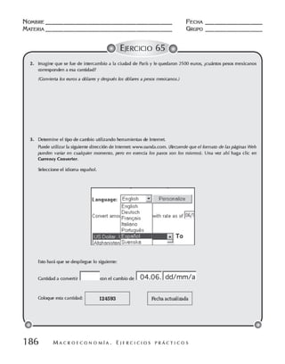 Macroeconomia ejercicios practicos - florez y ramos