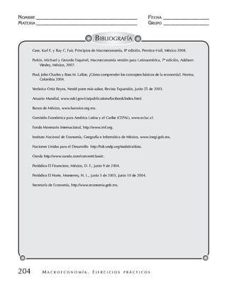 Macroeconomia ejercicios practicos - florez y ramos