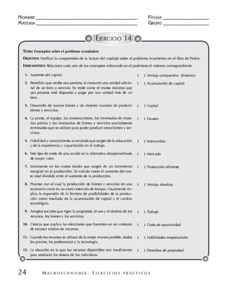 Macroeconomia ejercicios practicos - florez y ramos