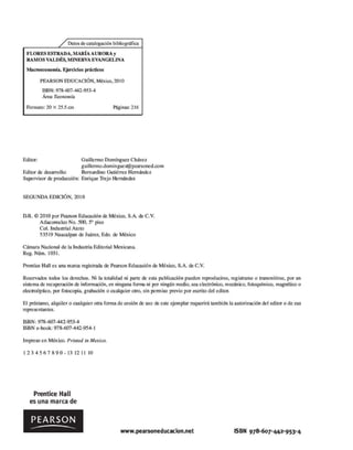 Macroeconomia ejercicios practicos - florez y ramos