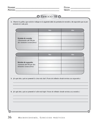 Macroeconomia ejercicios practicos - florez y ramos