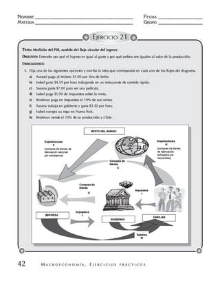 Macroeconomia ejercicios practicos - florez y ramos