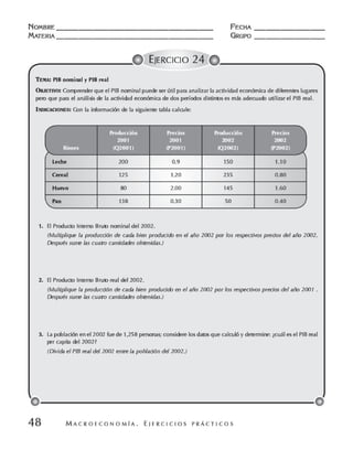 Macroeconomia ejercicios practicos - florez y ramos