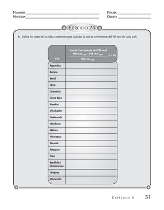 Macroeconomia ejercicios practicos - florez y ramos