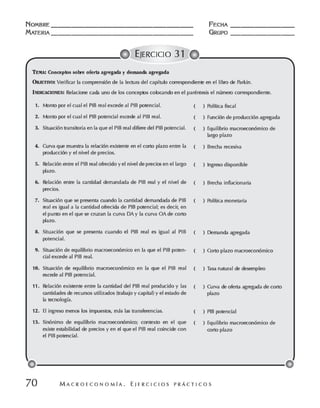 Macroeconomia ejercicios practicos - florez y ramos