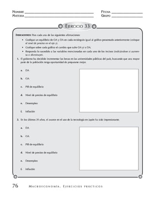 Macroeconomia ejercicios practicos - florez y ramos