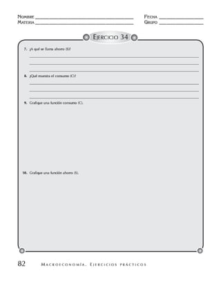 Macroeconomia ejercicios practicos - florez y ramos