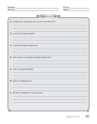 Macroeconomia ejercicios practicos - florez y ramos