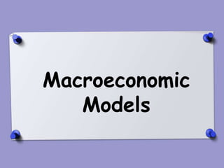 Macroeconomic
   Models
 