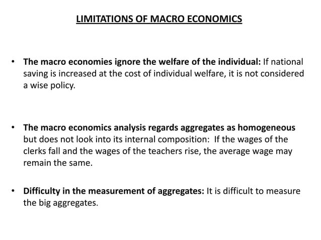 Macro economics | PPT